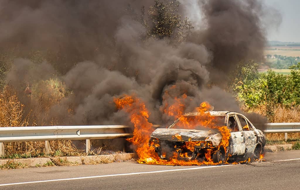Fiery 3-Car Crash on Panama Lane Injures At Least 3 [Bakersfield, CA]