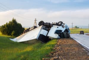Tractor-Trailer Rig Involved in Rollover Crash on 142nd Avenue East [Sumner, WA]