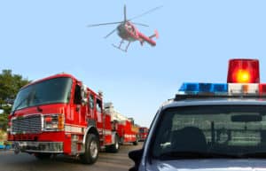 UPLAND, CA - Man Injured in Fiery Crash on 210 Freeway at Mountain Avenue