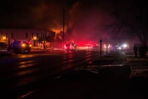No Injuries in Fiery Crash on 5 Freeway near Fletcher Drive [Silver Lake, CA]