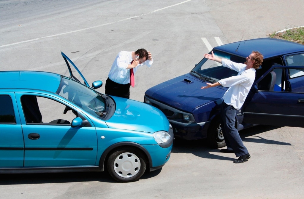 how do police determine fault in an accident